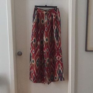 Anthropologie silk pull-on pant (small)